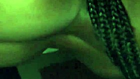 EbonY Mommy Rides Black Cock Wildly