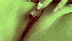 sweetamacandy's juicy tight pussy vlog update from her homemade retro session