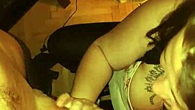 chatty european woman hangs with young guy and his buddy casually