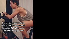 Girl's Nipples Slip During Intense Workout Routine