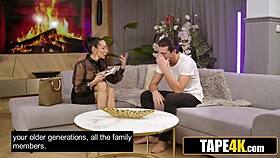 hey gorgeous tutor, tricked you into riding my cock with those big fake tits bouncing