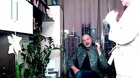 we film testing this old secretary's pussy stretch from the camera view