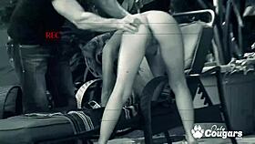 Aubrey adams fucked hard backyard spying peeping tom watches