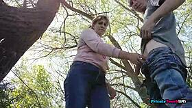 Young Man's Passionate Outdoor Mature Craving