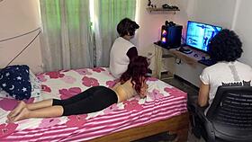 hermosa 18 year old doggystyle fucked by boyfriend's best friend