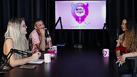 charllottye sheer red lingerie brazilian swinger group sex debut