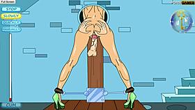 shaved pussy licked before big ass creampie halloween play