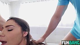 valentina nappi stuffed hard in every hole during threesome 🔥🍑💦