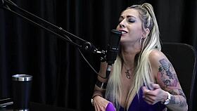 Julia Fontanelli blows robber client beyond sex in sheer red! 😈💦