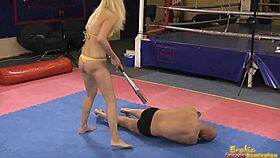 hey watch me sort out this slave using a baseball bat firmly