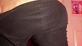 bbw shakes big ass twerking hard in sexy heels solo