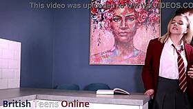 blonde student in lingerie stockings deepthroats cum swallowing homemade first time