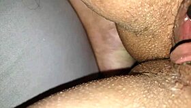 my wife makes me watch her drip wet on two monster black cocks