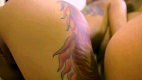 boldly devouring latina's monster pussy lips and big cock in sensual lick fest