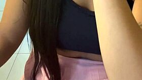 hotwife moans on huge black cock at motel cuck films creampie finish