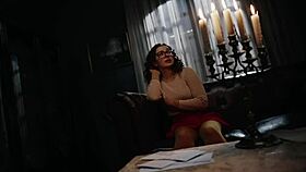 ever been seduced by a sexy blonde vampire femdom in gothic manor licking your slave pussy?