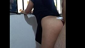 The unfaithful fiancee bends over for intense doggystyle creampie pov sex