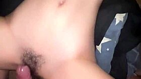 pinay teen gets quick hard fuck ending in deep creampie for her tight hole