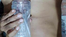 Teasing See-Through Crossdresser Toy Fuck Turns Intensely Erotic