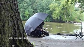 hey watch this skinny tattooed granny flash nude in public parks?