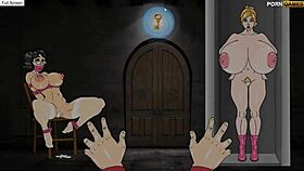 shaved pussy licked before big ass creampie halloween play