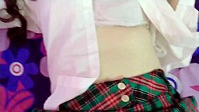 Old man spots cocky young Mexican in uniform, fucks her wildly outdoors?