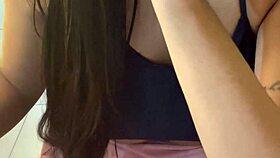 hotwife moans on huge black cock at motel cuck films creampie finish