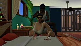 your arab slut pounded secretly on vacation imwf creampie