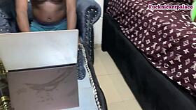 my thick ebony girlfriend demands big dick satisfaction before work