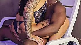 when stress hits only a thick black cock spreads my juicy pussy right!