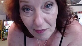 curvy redhead worships bbc rides to orgasm in lingerie