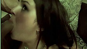 i feel her big tits bounce during intense brunette fuck