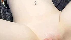 Hey, check out this horny amateur slamming dildo deep in POV