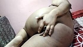 Indian Punjabi beauty with big natural tits explores intense sexual desires