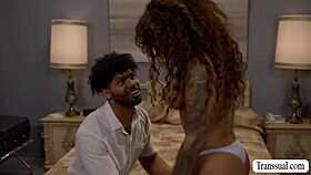 Pounding Super Sexy Shemale Date's Tight Anal With Bold Intensity