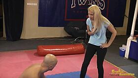 hey watch me sort out this slave using a baseball bat firmly