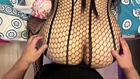 Horny milf with huge ass rides cock wildly and swallows hot cum load