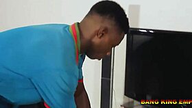 desperate chick rides big black cock to explosive orgasm