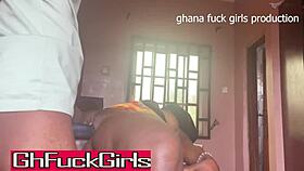 Ghanaian ebony slut craves massive black cock homemade pounding