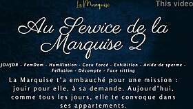 ready to serve the marquise's every teasing command?