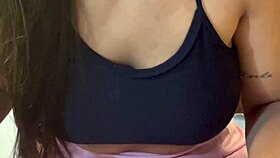 hotwife moans on huge black cock at motel cuck films creampie finish