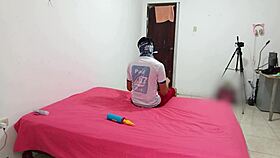 recording this sexy indian babe's lingerie erotic dance got me so hard!