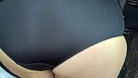 a fat ass milf gets her huge cheeks spanked hard