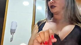 hot maid's huge clit pussy tempts with athletic tits and creampie