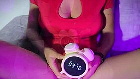 Brunette Latina takes rough double penetration with vibrating toy