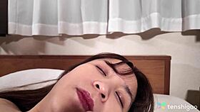 chubby japanese mika arimura deep sucks cock for wild pounding