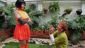 bilma's nympho cravings make her swallow every drop hungrily