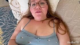 my huge cock roommate pounds my bbw tits missionary style ugh