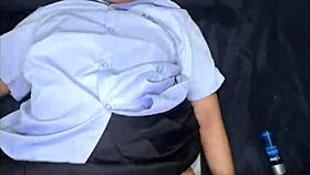 wanna see me fucked in uniform by stranger then facial cumshot?