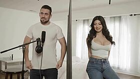 Thick Brunette Cami Strella Orgasms Wild with Dante in Steamy Casting